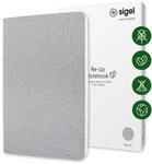 Sigel RU100 Re-Up Notizbuch A5 kariert 100 Seiten hellgrau