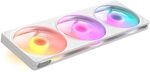 NZXT F420 RGB - 420mm single-frame PWM RGB L&uuml;fter - Wei&szlig; | 420mm single-frame