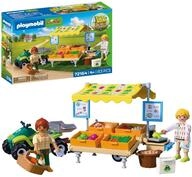 PLAYMOBIL | Country | Marktstand | Mobiler Verkaufsstand mit Quad, frischen...