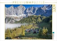 CALVENDO Puzzle Neustattalm (1.530 m) vor der Dachstein-S&uuml;dwand | 1000 Teile