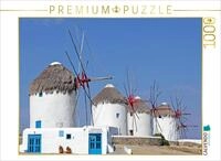 CALVENDO Puzzle Windm&uuml;hlen, Insel Mykonos 1000 Teile Puzzle quer |...