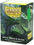 Dragon Shield: Matte &ndash; Dual Apple Green & Silver(100)