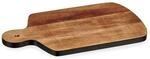 BigBuy Home Schneidebrett, Schwarz, Braun, Akazienholz (25, 7 x 1, 5 x 40 cm)
