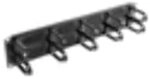 lanberg ORGANIZADOR DE Cables AK-1204-B 19 Panel CEPILLADO 5 SOPORTES DE PLASTICO