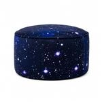 LUMALAND Sitzsack Pouf Galaxy | kompaktes 3-in-1 Sitzkissen - Indoor Hocker,