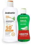Babaria - Set Sonnenmilch Sensitive SPF 50 + After Sun Balsam | Empfindliche...