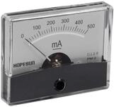 VELLEMAN - AIM60500 analoges Strompanelmeter, 60 mm Breite x 47 mm H&ouml;he, 500...