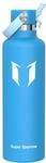 Sparrow Trinkflasche Edelstahl 1L FlipFlow Thermosflasche mit Strohhalm