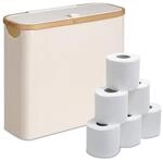 Relaxdays Toilettenpapier Aufbewahrung, 12 Rollen, HxBxT: 38 x 43 x 17 cm,...