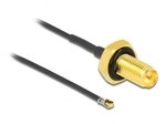 Delock Antennenkabel RP-SMA Buchse zum Einbau zu MHF&reg; 4L LK Stecker 1.37 50 cm