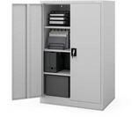 Jan Nowak Aktenschrank B&uuml;roschrank Metall, abschlie&szlig;bar, 140 x 60 x 90 cm