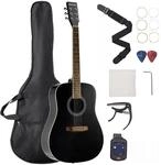 VEVOR Dreadnought Akustik Gitarre, 1041,4 mm, Akustische Gitarre Set,...