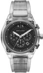 Armani Exchange Watch for Men, Chronograph Movement and 46mm Case Size with...