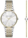 Armani Exchange Watch For Women, Quarz-Dreizeigerwerk und 36mm Geh&auml;usegr&ouml;&szlig;e mit