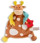 NICI Schmusetuch Kuh 25 x 25 cm &ndash; niedliches Schnuffeltuch ab 0 + Monaten,