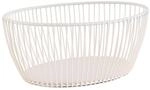 APS 30427 Korb -SVART- in whisper white 20 x 15 cm, H&ouml;he 8 cm