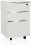 hjh OFFICE Rollcontainer mit 3 Schubladen DAVIK Mobiler Beistellschrank,...
