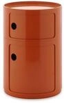 Kartell Componibili Big, Container 2-f&auml;cher, Durchmesser 42 cm, Orange