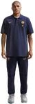 NIKE Fc Barcelona Club Fu&szlig;ball-Poloshirt F&uuml;r Herren, Blackened Blue/Mineral Yellow,
