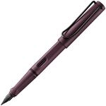 Lamy safari scarlet F&uuml;ller mit polierter Stahlfeder in Strichbreite EF