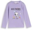 Tom Tailor M&auml;dchen 1051687 Peanuts-Langarmshirt mit Glitzerprint