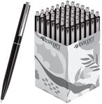 Westcott Kugelschreiber ALLTIME Schwarz 50 St&uuml;ck | Vorteilspack...