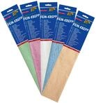 folia 8229127 - Krepppapier, 10 Lagen in 5 irisierenden Farben, jede Lage ca. 50 x