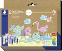 STAEDTLER Noris junior 8816 Fingermalfarben &ndash; 6 Pastellfarben