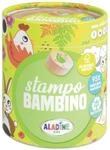 Stempelset f&uuml;r Kinder, Stampo Bambino, Bauernhof, 8 Holzstempel mit...