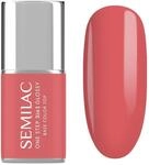 Semilac UV Nagellack 3in1 One Step Glossy S690 Coral Pink 7 ml