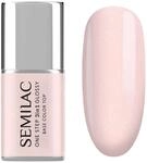 Semilac UV-Nagellack 3in1 One Step Glossy S257 Naked Glitter Rose 7 ml