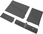 SIGEL Accessoire Set f&uuml;r Desk Sharing, dunkelgrau f&uuml;r Laptops bis 14 Zoll