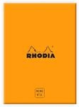 Rhodia 194051C Schreib Box Memoblock N.11 Rhodiatime 7,5x10,5cm Orange