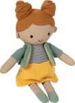 small Foot Stoffpuppe Maya, 39 cm gro&szlig;e Puppe, mit ausziehbarer Jacke und