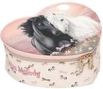 Depesche 13969 Miss Melody Blossom Pony - Mini Schmuckk&auml;stchen in Herzform, in...