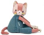 Lilliputiens &ndash; Weicher Rucksack in Katzenform &ndash; Rosa und Gr&uuml;n &ndash; 30 cm &ndash;