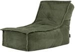 Icon Dolce Cord Sitzsack-Liege mit F&uuml;llung, Gr&uuml;n
