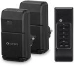 sonero Funksteckdosen Set: 2x Funksteckdose und 1x Funkfernbedienung, 1100 Watt, max.