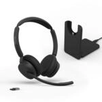 Jabra Evolve3 45 kabelloses Bluetooth-Headset mit Mikrofon, USB-A, UC |...