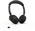 Jabra Evolve3 65 Flex kabelloses Bluetooth-Headset mit Mikrofon, UC, USB-C