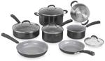 Cuisinart Ceramica XT Antihaft-Kochgeschirr-Set | 11-teilig: Stielkasserollen,