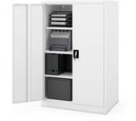 Jan Nowak Aktenschrank B&uuml;roschrank Metall, abschlie&szlig;bar, 140 x 60 x 90 cm