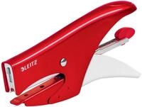 Leitz WOW Heftzange, rote Heftzange, 15 Blatt Kapazit&auml;t, ergonomisches