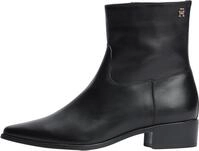 Tommy Hilfiger Damen Leder Stiefelette W Zip Fw0fw09921 Niedrige Stiefel,...