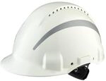 3M Schutzhelm, Uvicator, Ratschenverschluss, bel&uuml;ftet, reflektierend, Wei&szlig; 