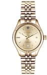 GANT G136015 Sussex Damenuhr Goldfarben Edelstahl Quarz Mineralglas Datum 34 mm...