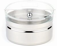 APS K&uuml;hlschale -TOP FRESH- ein Standfu&szlig;, eine Schale aus Glas mit klappbarem