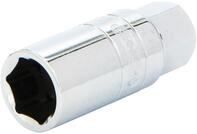 KS Tools 1/2'' Z&uuml;ndkerzen-Stecknuss 18mm hochglanz, auf H&auml;nger