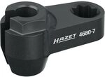 HAZET Abgassonden Einsatz 4680-7, 1/2 Zoll (12,5 mm) Doppel-Vierkant