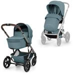 CYBEX Gold Kinderwagen TALOS S LUX & Faltbare Babywanne, Stormy Blue